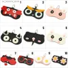 Sunglasses Cases Sleeve goggles portable sunglasses storage bag glasses box cartoon window screen Q240426