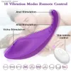 Altri oggetti di bellezza della salute biancheria bianche wireless telecomandazione vibratore vibrazione vaginale vibrabile vibratore vibratore per adulti Q240426