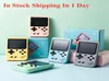 La vidéo rétro de console de jeu portable de macaron portable peut stocker 500400 en1 8 bits 30 pouces LCD coloré Cradle9642342