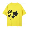Spider555 Shirt Men SummerTシャツSpider Webプリント半袖TシャツコットンブレンドヒップホップアウトドアS-XLスタースタイルカップルデザイナーシャツ