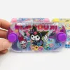 Speelgoed 24 stcs cartoon cinnamoroll kitty kat kuromi pom pom purin kinderen ferrule ring press speelgoed water ring gooi kinderhandheld game