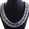 Strands Neccina da uomo Neckless in acciaio inossidabile Collana lunga Hip Hop Cuban Link Collana da uomo Accessori da uomo Accessori all'ingrosso 240424 240424