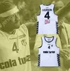 CUSTOM NAY Name Mens Youth/Kids ALLEN IVERSON 4 BESIKTAS JK WHITE BASKETBALL JERSEY TOP Stitched S-6XL