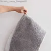 Carpete de cor sólida absorvente tapetes curvos e porta não deslizante para banheiros de casa Toários de banho Q240426