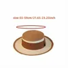 Wide Brim Hats Bucket Hats Classic British Style Str Hat Tren Flat Brim Sun Hats Lightweight Travel Beach Hat J240425