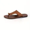 Casual schoenen Dames Solid Color Thong Sandalen Glippen op zachte zool lichtgewicht glijbanen niet-slip zomerstrand