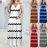 Casual Dresses For Women 2024 Summer Sleeveless Maxi Dress Tiered Flowy Beach Long Vestidos Verano Moda