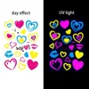 Tattoo overdracht waterdichte UV Licht tijdelijke stickers Luminous Glow in Dark Festival Party Night Bar Face Body Tattoo StickerDecoration 240426