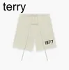 Designer Mens Plus Size Shorts 1977 Letter Bermuda Beach Breeches Letter Drawstring Streetwear Oversize Fleece Terry Casual Half Pants