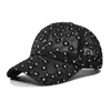 Ball Caps Summer Breathable Ultra-Thin Quick DrySolid Color Women Lace Embroidery Flower Baseball Cap Hollow Out Black/White Sun Hat J240425