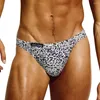 Sous-pants pour hommes sous-vêtements soufflent de léopard respirant des mémoires de bikini jockstrap de jockstrap sexy short pour hommes culotte masculine