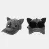 Capas de bola Novo chapéu de piloto de orelhas de gato fofo com copos Baseball Cap aquático Base de beisebol Lavagem de beisebol