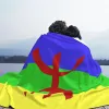 sets Flag Of Amazigh Blanket Coral Fleece Plush Decoration Drapeau Amazigh Berber Soft Throw Blanket for Home Bedding Throws