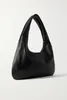 Kvällspåsar TR 2024 KVINNA Everyday Black Texture Cowhide Brand TR Medium Size Single Shoulder Bag