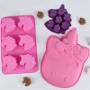 Moulds Creative Unicorn Baking Silicone Mold Horse Animal Chocolate Candy Biscuit Mould Candle Soap Making Ice Tray Mousse Cake Decor