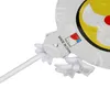Decoração de festa 10pcs White Bowknot Balloon Sticks Sticks Automatic TowBar com clipe de snap