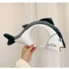 Bandanas Cartoon Dress Up Headband Interesting Cloth Animal Plush Funny Carp Hair Hoop