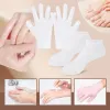 Werkzeug Silikon Peeling Socken Handschuhe Anti -Schlupf -Fuß -Hand -Spa -Maske Hände Schutzhandschuhe verhindert Trockenheit für Füße/Handpflege