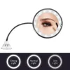 Specchio per trucco flessibile 10x specchi d'ingrandimento 14 touch screen a led specchio vanità specchio da toeletta portatile specchi cosmetici 240416