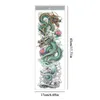 Tattoo Transfer Colorful Temporary Tattoo Women Peony Fish Tattoo Body Leg Thigh Full Arm Sleeve Tattoo Stickers Sexy Waterproof Big Size 240426