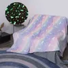 Diseño de la manta luminosa Cartoon Diseño de diseño Glow in the Dark Flannel para la cama de sofá Regalos de Navidad para niños 211126244R