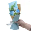 Wedding Flowers Bridal Bouquet Small Bridesmaid Accessories Bride's Silk Roses Artificial Party Home Marriage Decoration