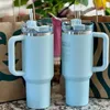 US Stock The exhincher H2.0 Hiver Rose Spring Blue Tobbler 40 oz 4 heures Hot 7 heures froids 20 heures tasses glacées 304 Swig Wine Cup Portable Flamingo GG0429