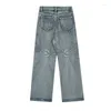 Heren jeans 2024 schurkenclub geen tag denim rits slim fit rechte broek katoenen broek comfort casual maat s-xxl #u52