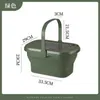 DOD japonês DOD Multi-Purpose Folding Picnic Best Camping Camping Tableware Storage Table Small Table 16L Portable Basket