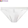 Underpants sexy biancheria intima maschio maschio trasparente a vita bassa slip mutandine mutande garza di lingerie gay traspirante vedere attraverso slip