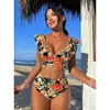 Costumi da bagno estivo per donne sexy bikini split split femminile vacanza da spiaggia da bagno da bagno