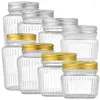 Storage Bottles 6 PACK Glass Mason Jars Canning 17OZ Jelly With Food Grade Safe Metal Lids Honey Wedding Favors Shower DIY Spice