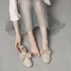 Scarpe casual Sweet Spring Silk Bowknot moca