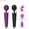 Altri oggetti di bellezza per la salute G-punto G-Peni falsa vibratore Female Wand impermeabile AV vaginale e clitoride Massager 18 Prodotti pornografici adulti Q240426