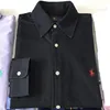2024 Nytt klassiskt varumärke Xiaoma Långärmad skjorta Slim Fit Men's Solid Color Casual Shirt Designer Högkvalitativ Pure Cotton Men's Clothing Fited Business Shirt