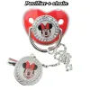 Accessori 2023 Red Shiny Baby Silicone Pacificatore Svuoto Nipplo Comfort Lunitore Silver Clip Clip Baby Cartoon Cartoon 3D Hat Gift HAT