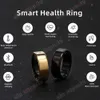 Rastreador de fitness Ring Smart Ring Health Freqüência cardíaca Monitor Bluetooth Oxigênio para dormir Pedômetro Sleeping Ring Smart dedo digital 240412