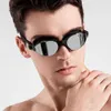 Professional Professional HD Goggles Double Anti-Fog регулируемые плавательные очки Силиконовые очки с большим видом для мужчин 240412