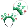 Hair Clips Year Headdress WreathHeadband Headpiece For Girls Women Wedding Festival Holiday Christmas
