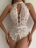 Frauen Nachtwäsche sexy Babydoll Spitze durch krotelfreie Dessous heiße Frauen erotische Dess Porno Night ihn Sexo Comes One -Stück Bodyuit Y240426