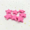 10 pezzi di stelle silicone da 10 pezzi per perle fai -da -te baby ciuccio fittizio montessori giocattolo di gioielli sensoriali masticata 240420
