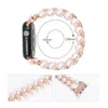 Watch Bands vem com apenas duas tiras de diamante cravejadas de pérolas adequadas para maçãs com diâmetros de 38mm 40m 41mm 42mm 44mm 45mm Iwatch SE NOVO SE 8/7654321 240424