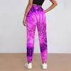 Damesbroek Tie Dye Ladies Roze en paarse esthetische trainingsbroek Spring Casual Pattern BROOTSEN Big Size 2xl