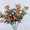 Flores decorativas Flores simulados Kalanchoe Blossfeldiana Projeto de decoração da sala de estar de Bonsai Casamento de arranjos europeus