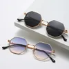 2024 Sunglasses Men Vintage Octagon Metal For Women Luxury Brand Goggle Sun Glasses Ladies Gafas De Sol 240417