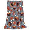 Définit les règles d'Elmos Star Cookies Monsters Coverts Fleece Winter Cartoon Multifonction Throwet pour literie