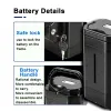 Del 36V 10AH 48V 15AH EBIKE LITIUM Batterier Säte Post Lioin Electric Bike Battery Pack 18650 Celler för 250W 500W 750W 1000W MOTOR