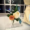 Vazen PO Frame Vase Desktop Flower Arrangement Creative Art Mini Bouquet Transparante arrangers