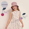 Care Vorverkauf Mädchen Kleid BP One -Stück Frühling Sommer Kirschdruck 2023 Neue Kinder Babykleidung Marke Ärmel und für Mädchen
