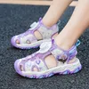 Summer Children Sandals Girls Scarpe Sport Sports Spect Kids Sneakers Fashion Sandals a colori per caramelle leggero 240415